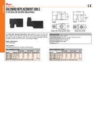 Thumbnail of document Data Sheet - SRC Solenoid Replacement Coils